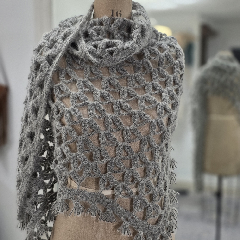 Hand Crochet Shawl - Picture 4 of 4